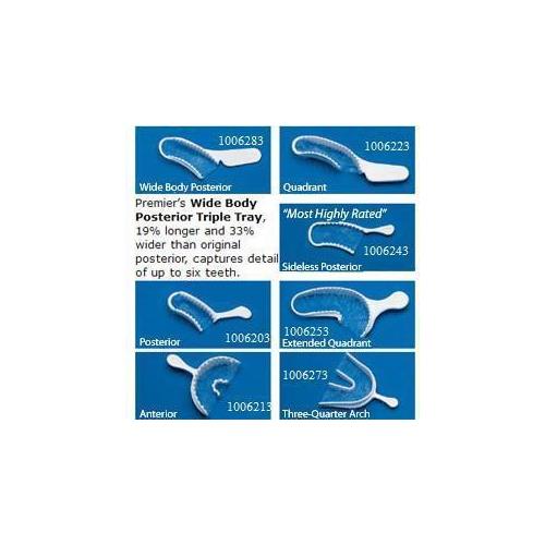 Premier Dental 1006273 Triple Tray Arch Bit Trays 3/4 Arch 35/Bx Premier Dental 1006273 Triple Tray Arch Bit Trays 3/4 Arch 35/Bx